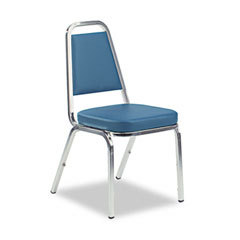 Virco vinyl upholstered stacking chair