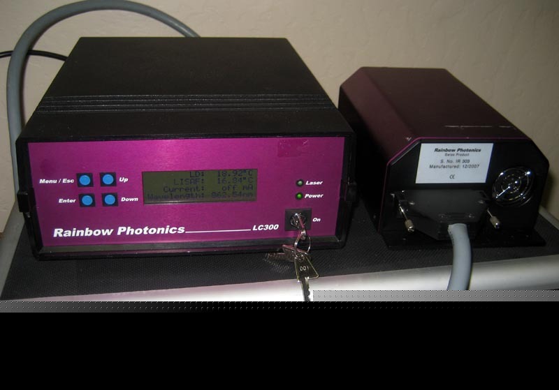Rainbow photonics tunable infrared laser cr:lisaf LC300