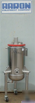 Used- expert industries kettle, 8 gallon, 316 stainless