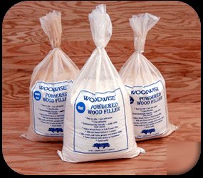 Woodwise powdered wood filler - red oak - 14 lb bag 