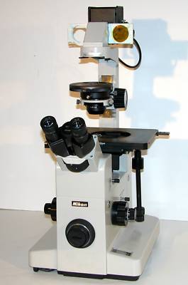 Nikon diaphot phase contrast inverted microscope A1