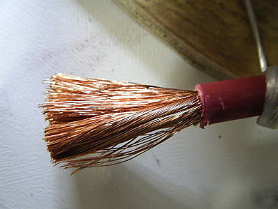 2 ga sae sgx J1127 red battery cable 100 feet