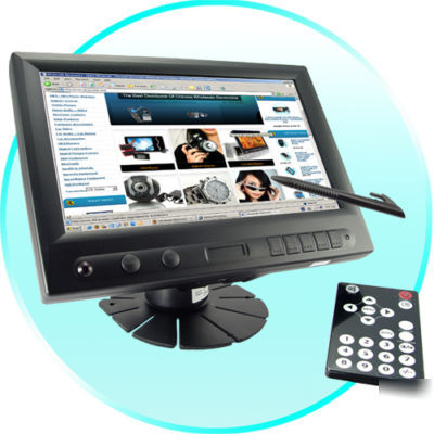 8 inch tft lcd vga touch screen monitor pos widescreen