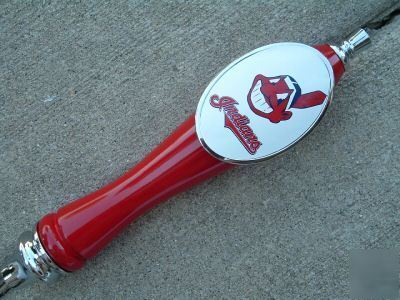 Cleveland indians baseball beer tap handle kegerator