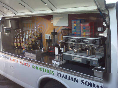 Mobile espresso van - complete ready to go