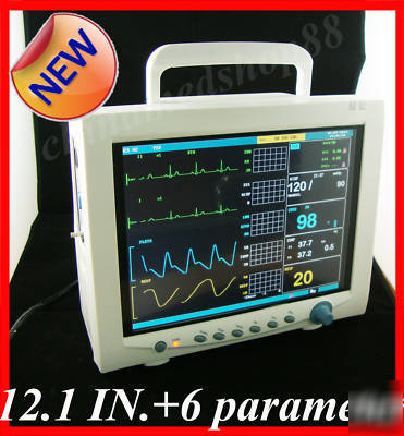 New brand 12.1 inch 6-parameter patient monitor