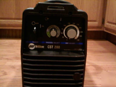 New miller cst-280 stick/tig welder-brand item #907244