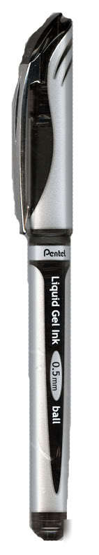 1 pc of pentel liquid gel ink 0.5 mm ball - black color