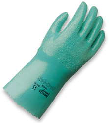 Ansell 39-124 sz 8 sol-knit nitrile glove lot-72-pr
