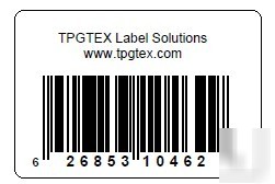 Custom upc code labels - fast, reliable, exp. service