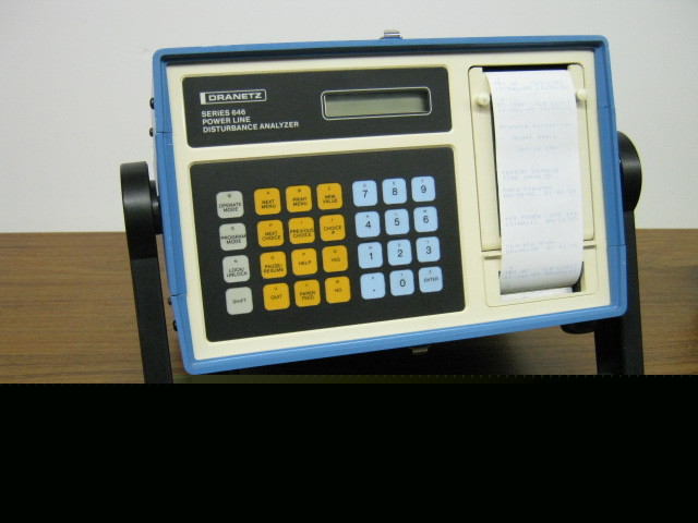 Dranetz 646/-1 disturbance analyzer