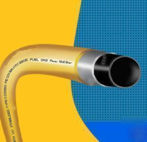 Gas flex tubing pipe by the meter 1/2