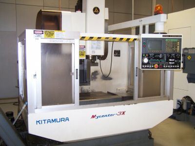 97 kitamura 3X cnc vertical machining center 30X18X18