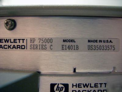 As is hp agilent E1401B c-size vxi mainframe, 13-slot