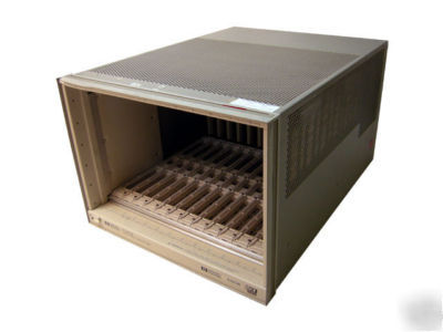 As is hp agilent E1401B c-size vxi mainframe, 13-slot