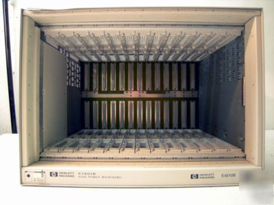 As is hp agilent E1401B c-size vxi mainframe, 13-slot