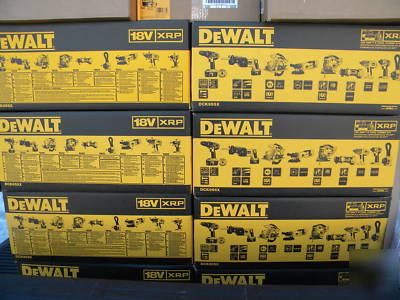 Dewalt DCK955X 9-tool combo kit 18V 18 volt drill, saw