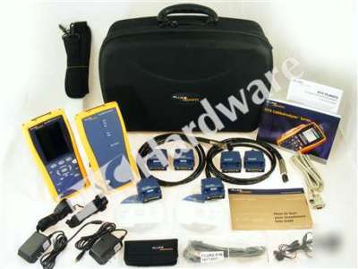 Fluke dtx-1800 cable analyzer tester CAT5 CAT6 coax