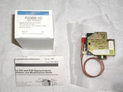 Johnson controls limit control switch #P20BB-1C