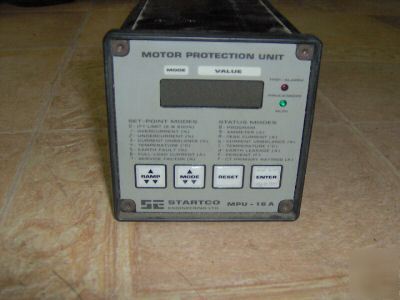 Startco mpu-16A motor protection unit