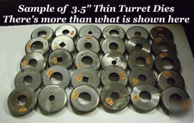 Strippit cnc punch tooling hundreds of punch & die sets