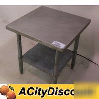 Used s/s 24X24 kitchen work prep table equipment stand