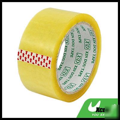 Yellow transparent adhesive tape for envelop box