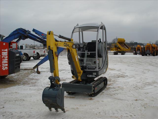 Unused gehl 153 mini excavator