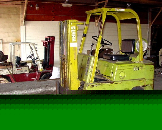 4000LB cap. clark C500-M40 propane forklift, 153