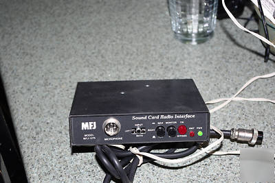 Mfj-1275 sound card interface w/ p/s (no RS232 cable)