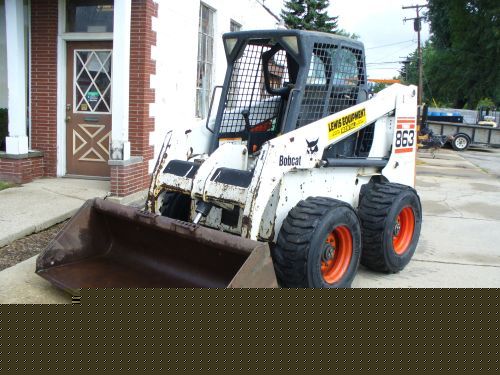 Bobcat skid steer loader 863 1609 hours 1 owner