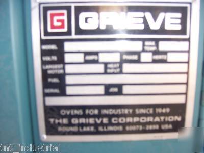 Grieve mod va 500 cabinet oven 24