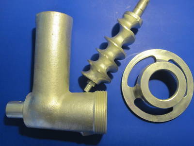 New hobart etc #12 meat mixer grinder head auger ring 