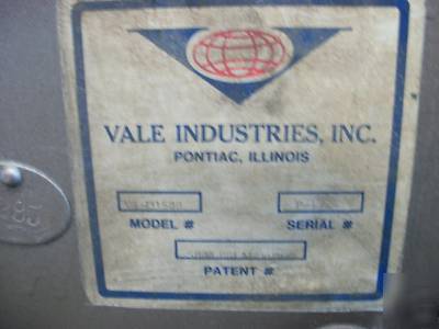 Vale industries V5 hydraulic power unit & V70 bar shear