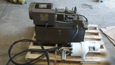 Vale industries V5 hydraulic power unit & V70 bar shear