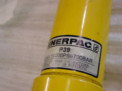 Enerpac p-39 hydraulic hand pump w/6' enerpac hose nice