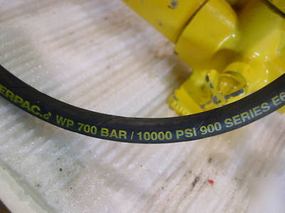 Enerpac p-39 hydraulic hand pump w/6' enerpac hose nice