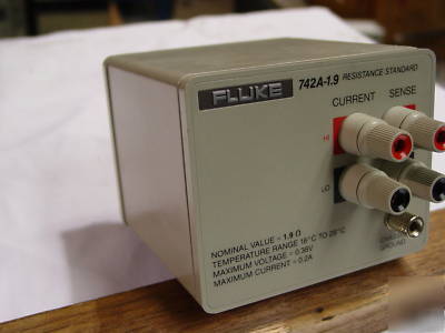Fluke 742A -1.9 ohm resistance standard