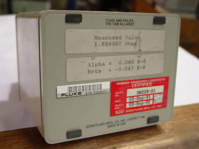 Fluke 742A -1.9 ohm resistance standard
