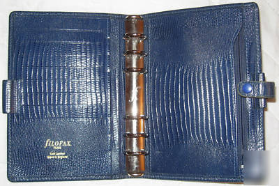 Genuine filofax tejus calf leather personal organiser