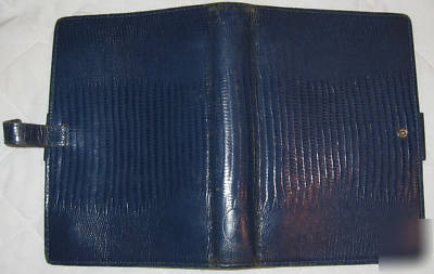 Genuine filofax tejus calf leather personal organiser