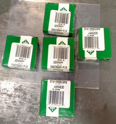New 5 ina PAPZ0604P10 plain bearings sz 1/4