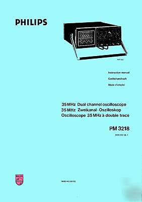 Philips PM3218 oscilloscope service manual 