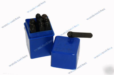 T99-05 9 pcs number stamp die punch set 4 mm 5/32
