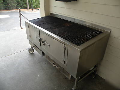 Aztec commercial wood grill - gently used