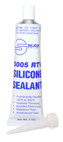 Food grade hi-temp rtv silicone sealant red 3OZ tube