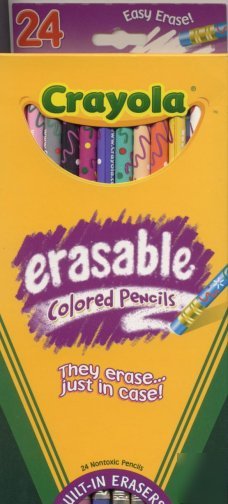 24 * crayola erasable colored pencils