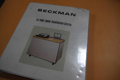 Beckman LS7500 ls 7500 liquid scintillation counter