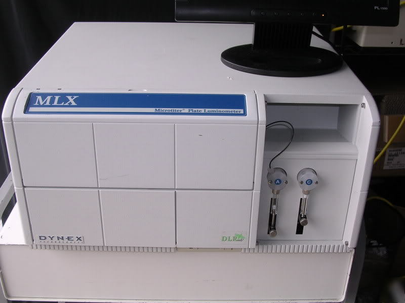 Dynex technologies mlx 96 well plate luminometer