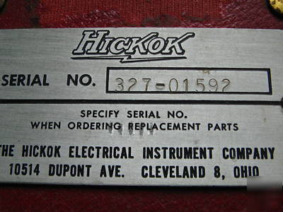 Hickok model 6000A mutual conductance tube tester